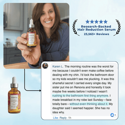 Renovia™ Cyperus Rotundus Skin Serum | Stop Unwanted Hair Growth Naturally