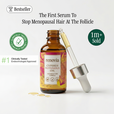 Renovia™ Cyperus Rotundus Skin Serum | Stop Unwanted Hair Growth Naturally