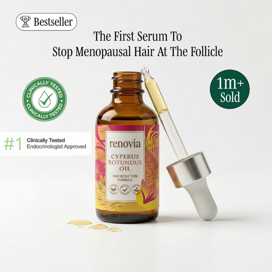 Renovia™ Cyperus Rotundus Skin Serum | Stop Unwanted Hair Growth Naturally
