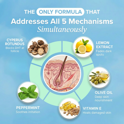 Renovia™ Cyperus Rotundus Skin Serum | Stop Unwanted Hair Growth Naturally